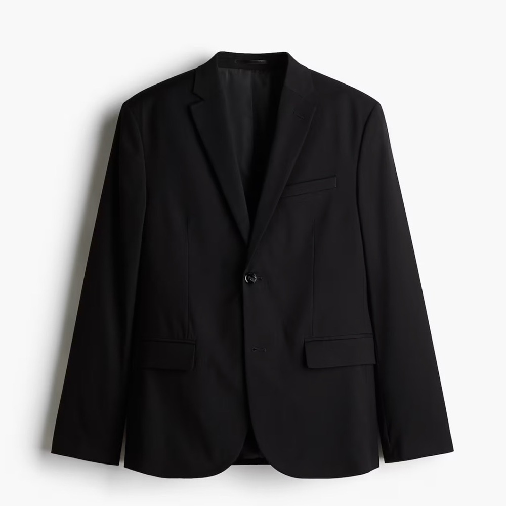 Men's Black Blazer 34 R